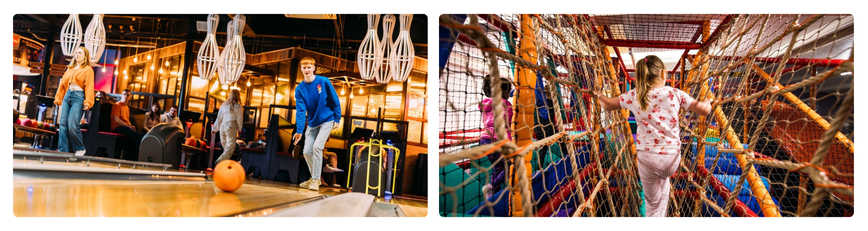 Bowling and soft play at Airtastic Bangor